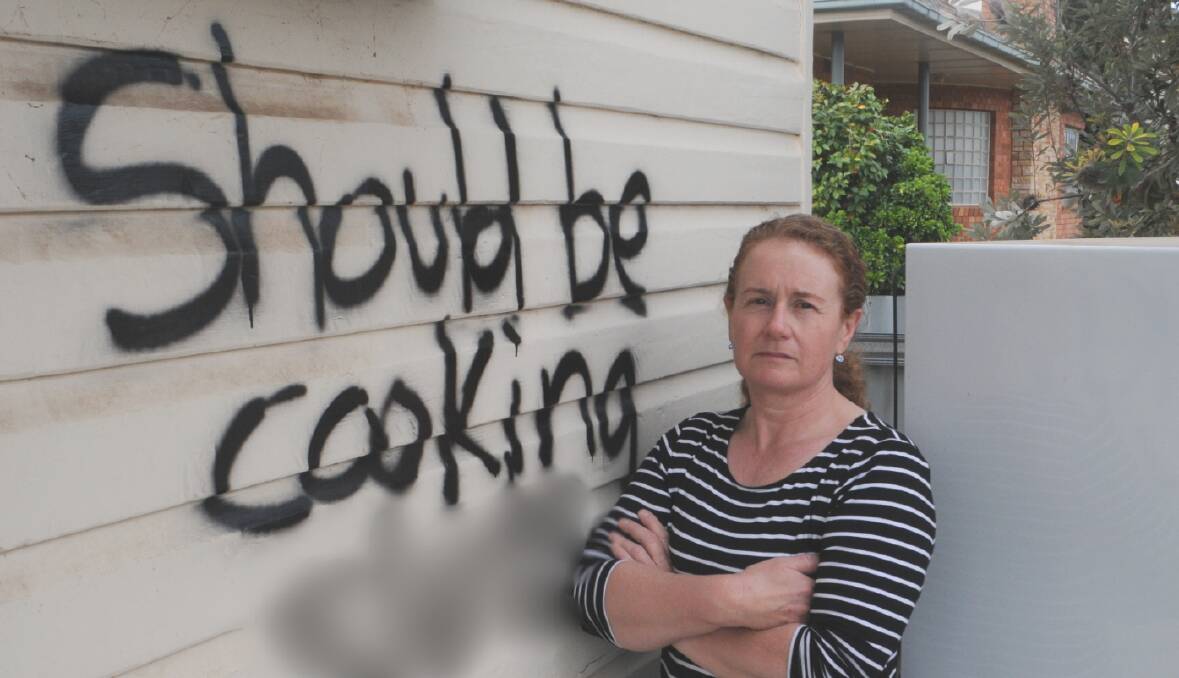 Focussing on the good: Wellington Girl Guides leader Kennette Waser cannot comphrehend why someone would vandalise their hall with graffiti. Photo: Taylor Jurd.