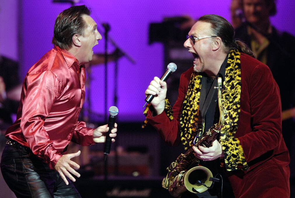 High energy: Frankie J Holden and Wilbur Wilde will perform at the Dubbo RSL on May 24 for a fun and interactive show. Photo: Supplied. 