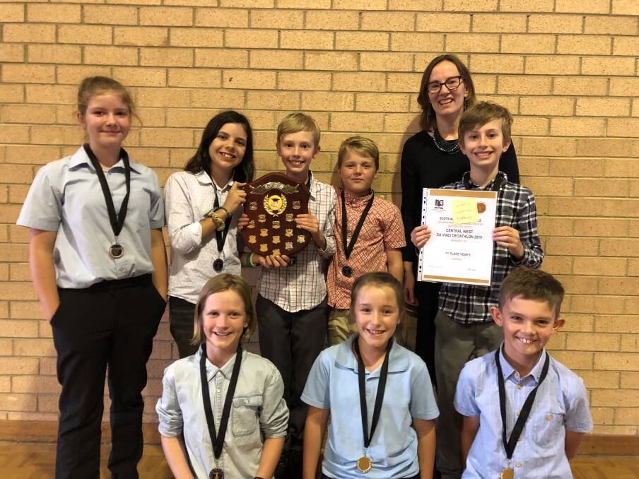 The Academy's Year 6 and 7 students brought home 14 strong placings. Photo: Supplied.  