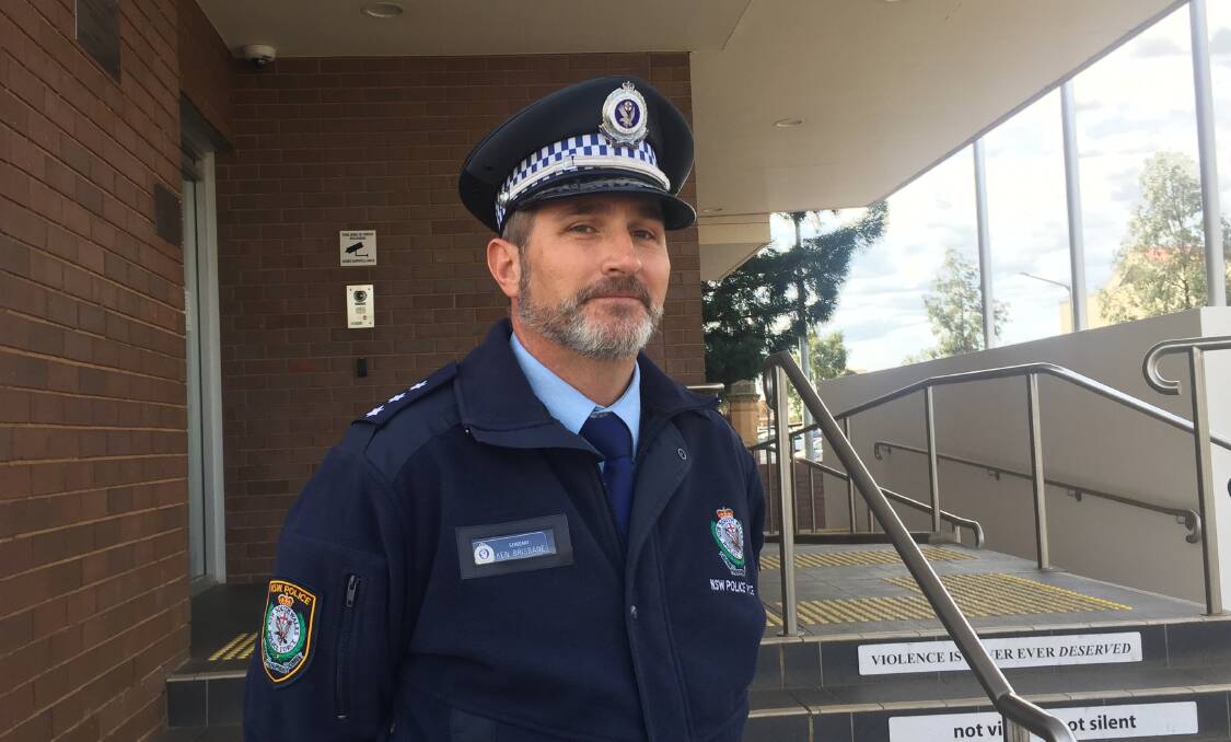 Acting Inspector Ken Brisbane gave an update on the incident on September 4. Photo: Taylor Jurd 