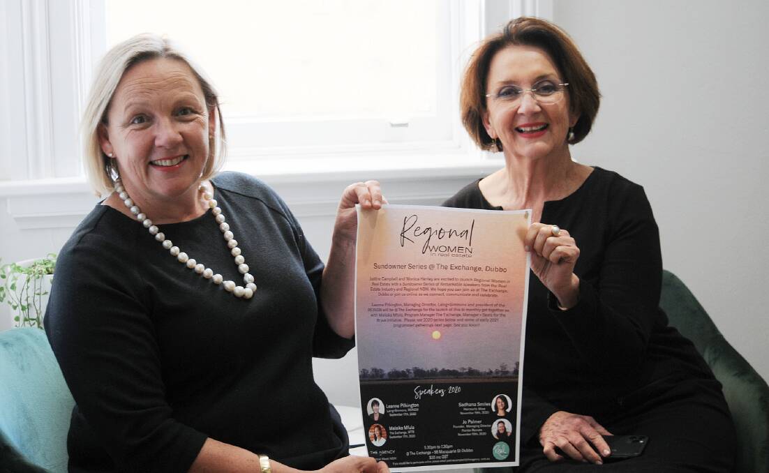 Justine Campbell and Monica Henley from The Agency Central West NSW, will soon launch the series to be held at The Exchange Co. Photo: Taylor Jurd.