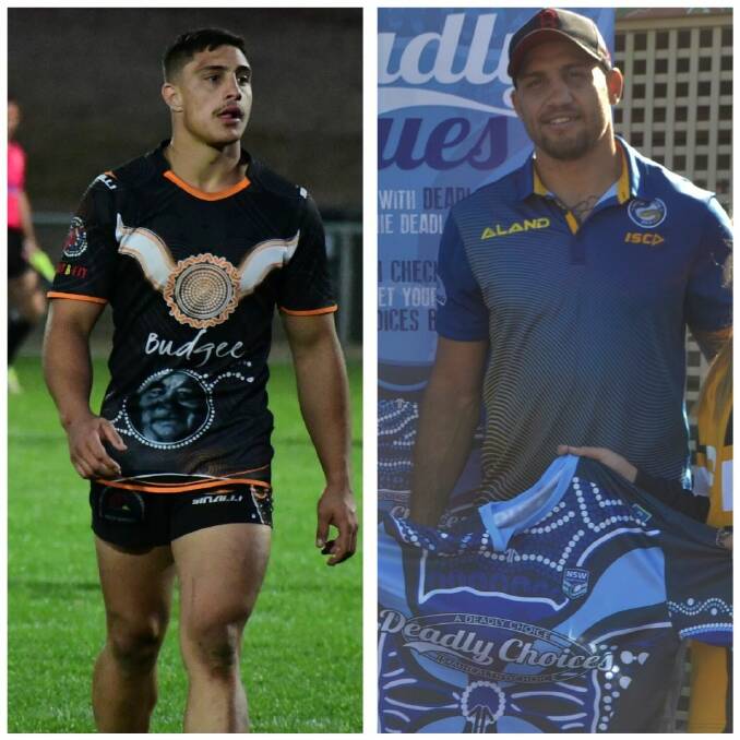 Fans vote: Wellington Cowboys juniors Kotoni Staggs (left) and Blake Ferguson (right) are popular among fans to play in the upcoming 2020 All Stars clash. Photos: Australian Community Media