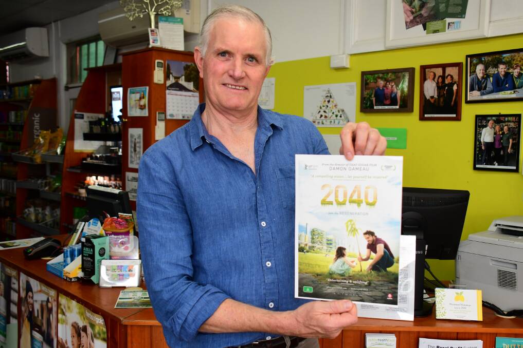 A healthy future: Mike Parish (pictured) was instrumental in getting filmmaker Damon Gameau to bring the documentasry to Dubbo cinemas. Photo: Belinda Soole.