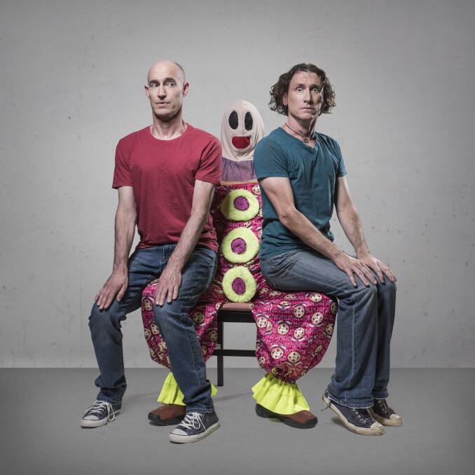 What's on: The Umbilical Brothers are coming to Dubbo on February 16 with their show 'Speedmouse'. Photo: Supplied. 