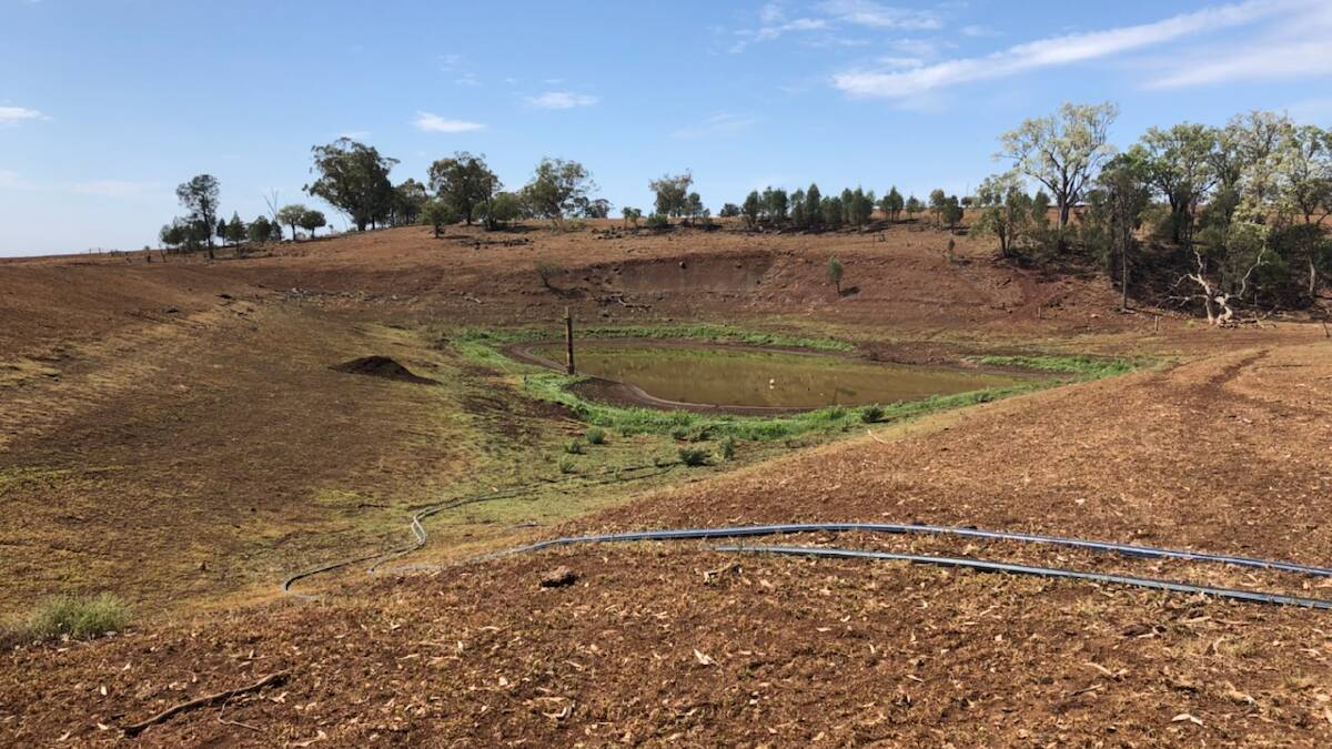 Andrew Orman’s parched property at Goolhi nor east of Gilgandra.
