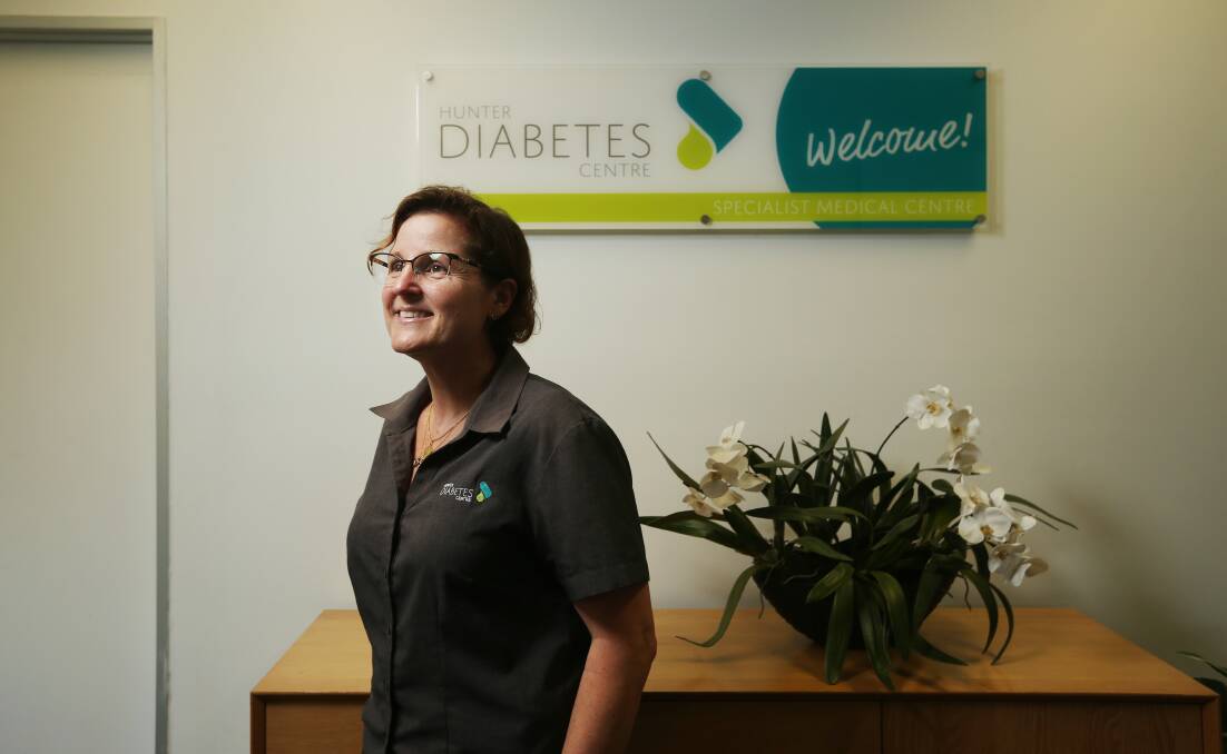 Hope: Diabetes Educator Annette Parkes-Considine, of Hunter Diabetes Centre, says a diabetes diagnosis is not 