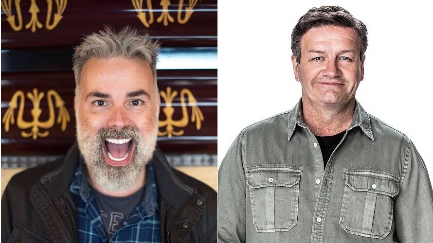 COMEDY: Al Del Bene and Lawrence Mooney to hit the stage. Picture: Supplied