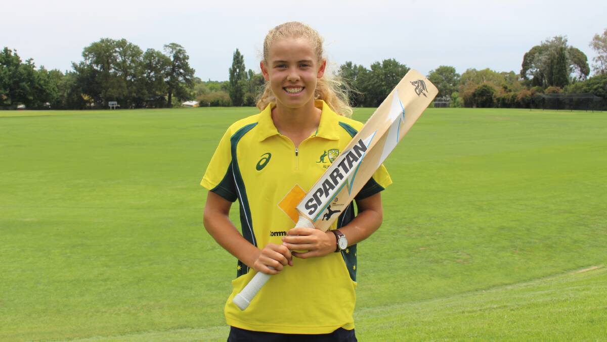 ON NATIONAL STAGE: Kinross sensation Phoebe Litchfield will be lining up on the MCG alongside Shane Warne and Ricky Ponting. Photo: MAX STAINKAMPH