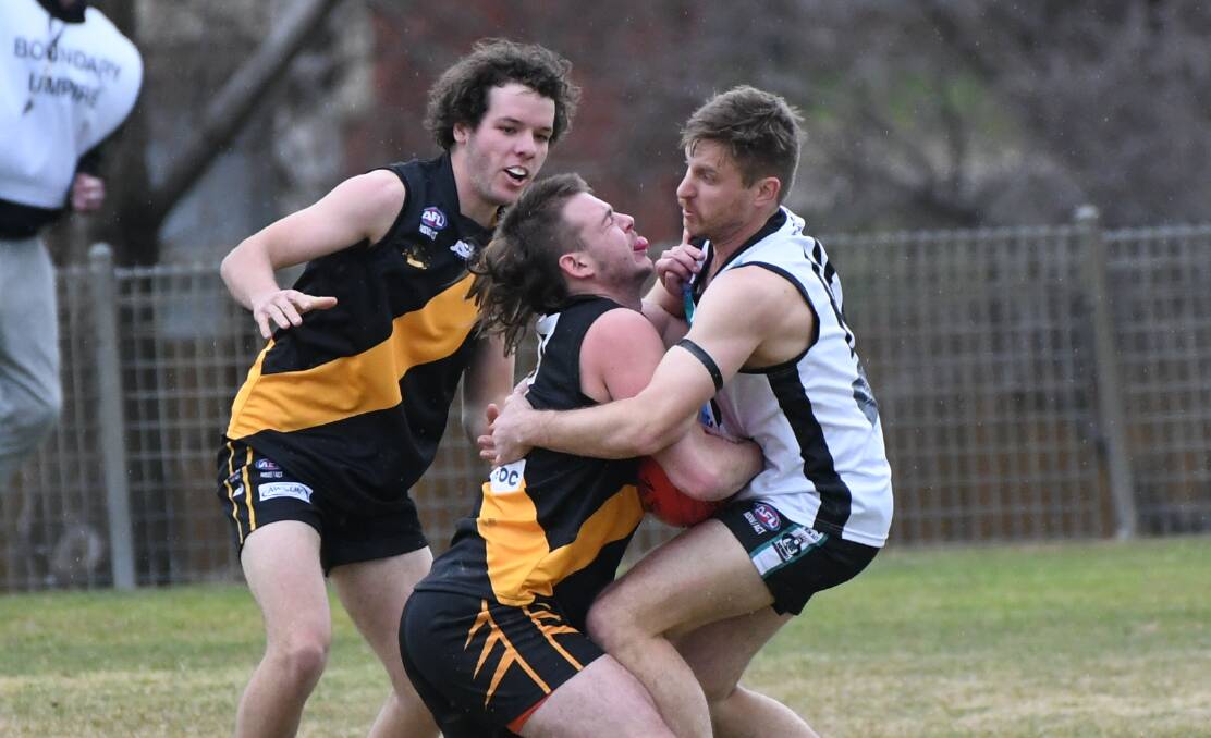 The snaps from Bathurst Bushrangers' massive win over Orange Tigers at George Park Oval on Saturday. Photos: CHRIS SEABROOK