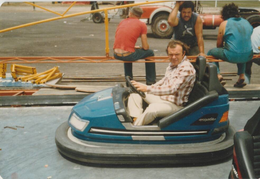 Max Laurie drives one of his dodgem cars. Photo: Contributed