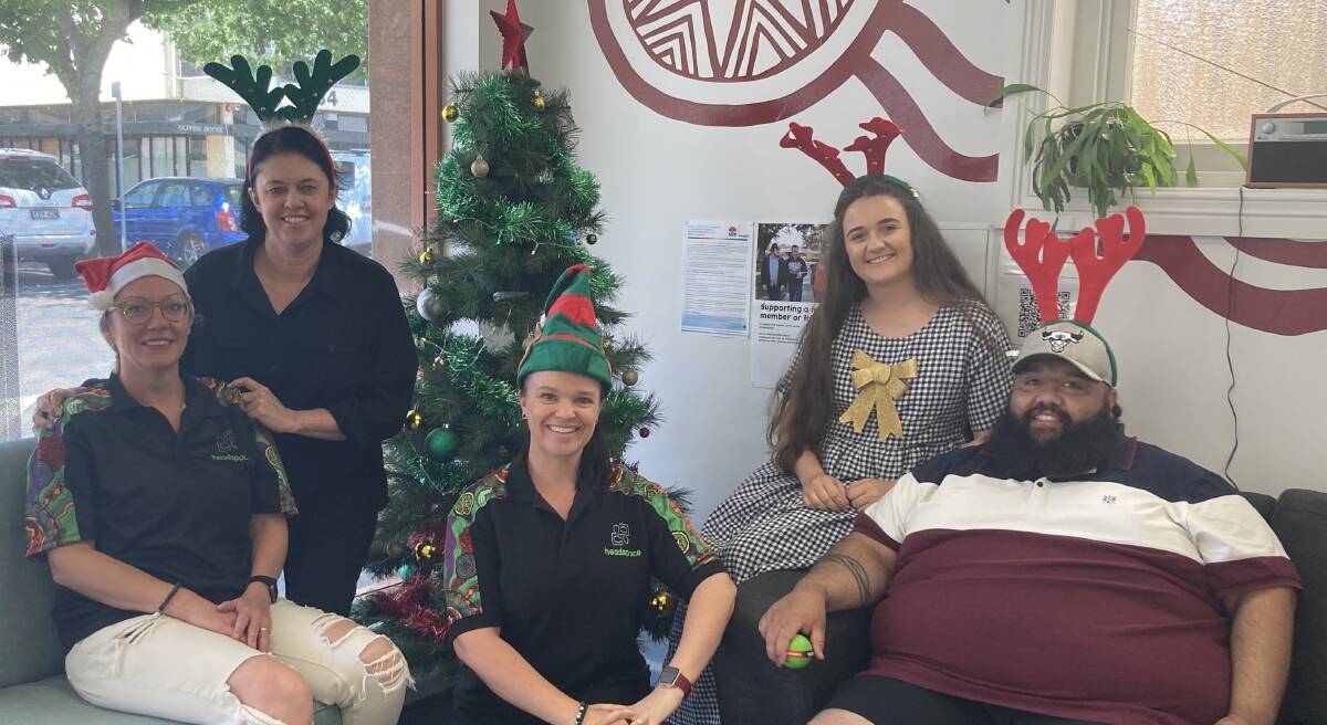 TIPS: The headspace Dubbo team, including Amy Mines (centre), has tips for young people struggling this festive season. Photo: CONTRIBUTED.