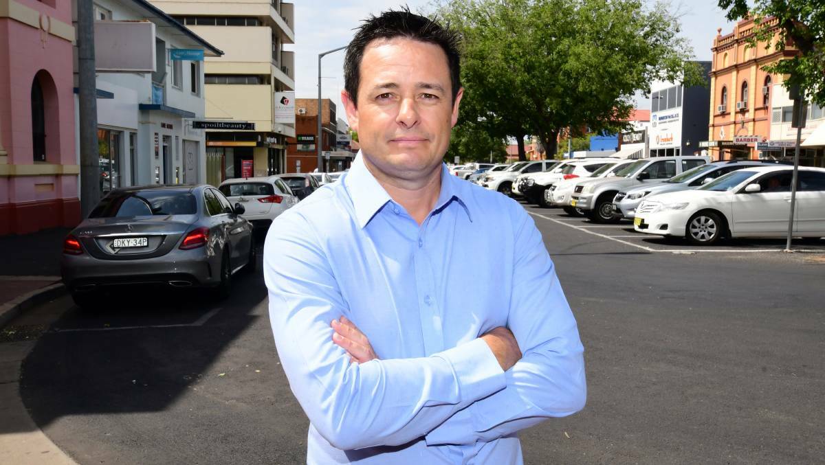 TICK TICK TICK: Dubbo Chamber of Commerce president Matt Wright is seeking information on Water Savings Action Plans (WSAPs) to share with businesses. Photo: File