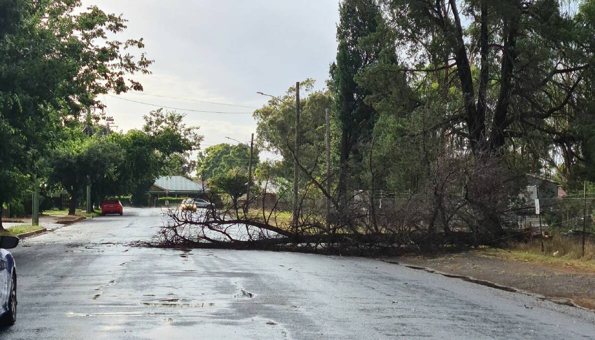WILD STORM: Dubbo residents endured a top temperature of 42.8 degrees Celsius on Tuesday and a wild storm which officially delivered four millimetres of rain. Photo: CONTRIBUTED.