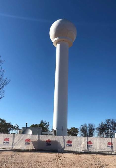 SWITCHED ON: The Brewarrina Doppler weather radar is up and running. Photo: File.