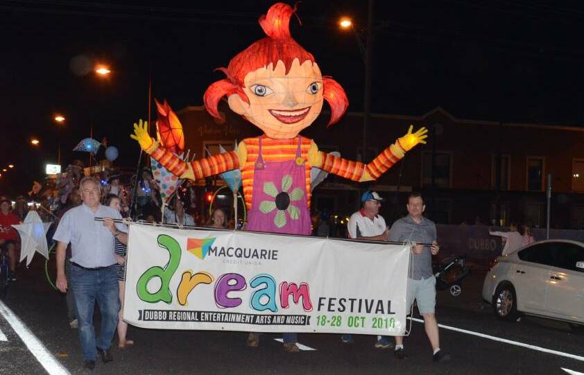 NO GO: The lantern parade is a highlight of Dubbo's annual DREAM Festival which will not go ahead in 2021 because of the COVID-19 pandemic. Photo: LYNN RAYNER.