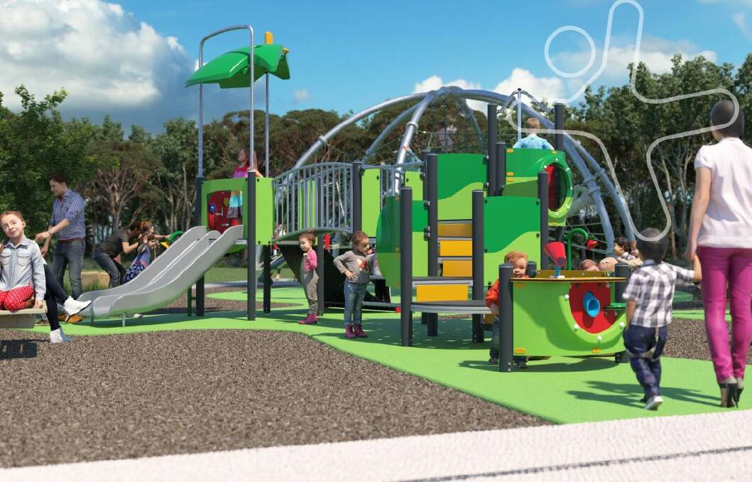 ARTIST'S IMPRESSION: Residents will have their say on the elements of Livvi's Place they value as part of planning for a new play space at Victoria Park which will also cater to children of all ages and abilities. Image: CONTRIBUTED.
