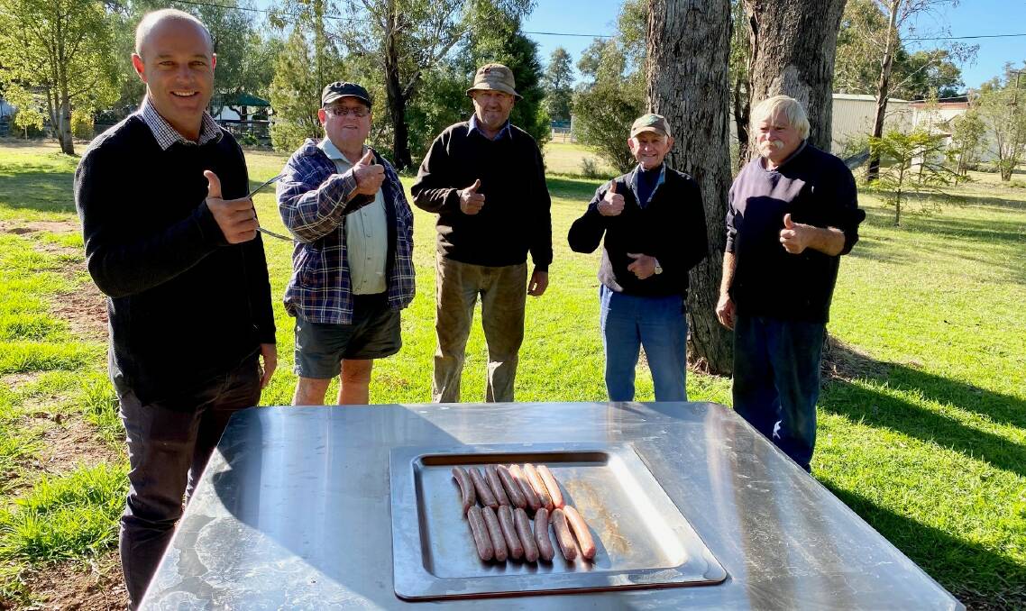 SNAGS: Ballimore Progress Association secured $11,500 across two rounds of Dubbo Regional Council's Financial Assistance Program to pay for a new barbecue at Thelma Pelosi Park. Photo: CONTRIBUTED.