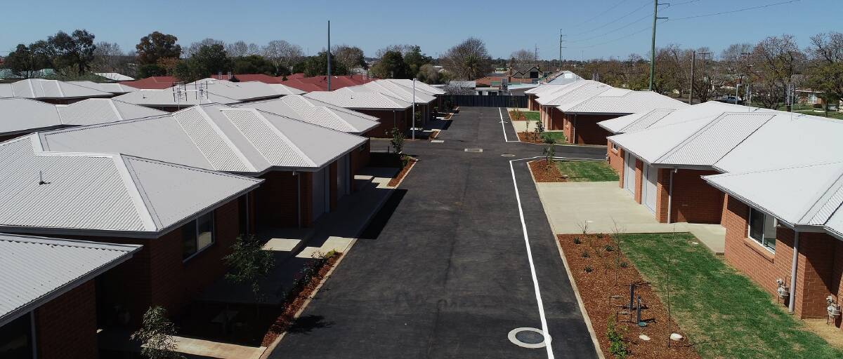 ST FAITH'S: St Vincent de Paul Housing owns and operates new seniors' housing in north Dubbo for eligible social housing clients over the age of 55 years. Photo: Contributed