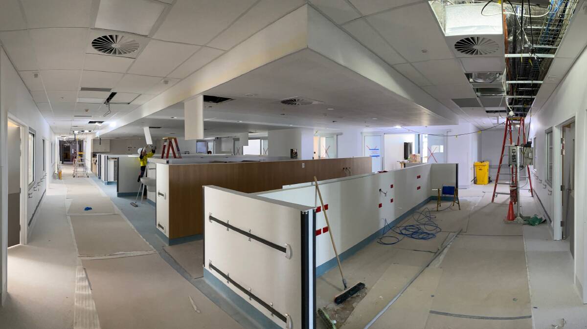 FAST-TRACKED: Completion of the new coronary care unit at Dubbo Hospital is being fast-tracked because of COVID-19. Photo: CONTRIBUTED