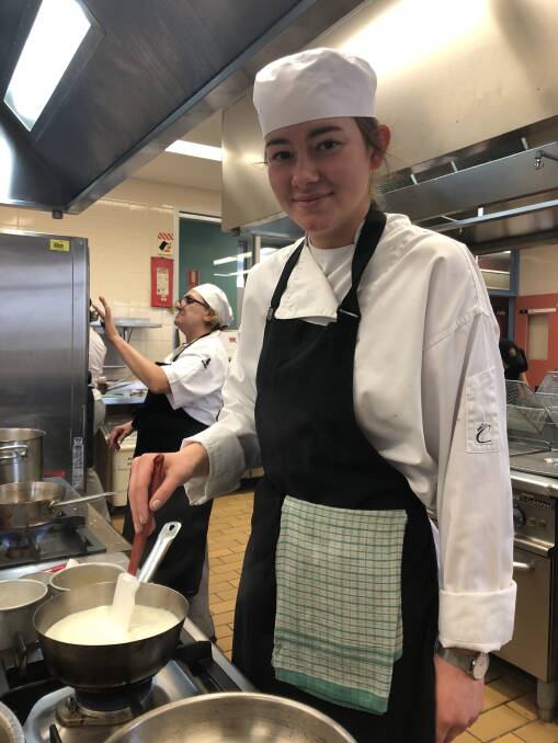 TRAINING: Hospitality student Eloise Lambell enjoys hands-on training in facilities of TAFE NSW Dubbo where InfoFest will be held from January 20 to 24. Photo: Contributed.