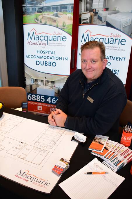 IN DEMAND: Macquarie Home Stay managing director Rod Crowfoot says on a "quiet night" 10 of the 14 rooms will be occupied. Photo: BELINDA SOOLE