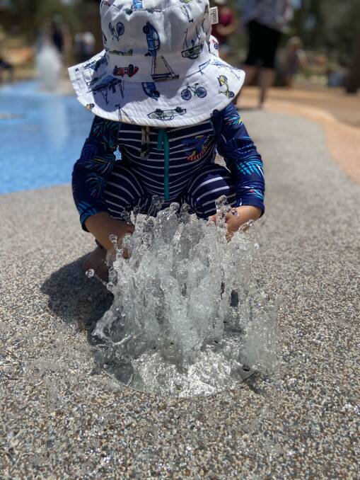 HEAT RETURNING: Water play will be popular in the lead up to the weekend which will be a scorcher in Dubbo. Photo: CONTRIBUTED.