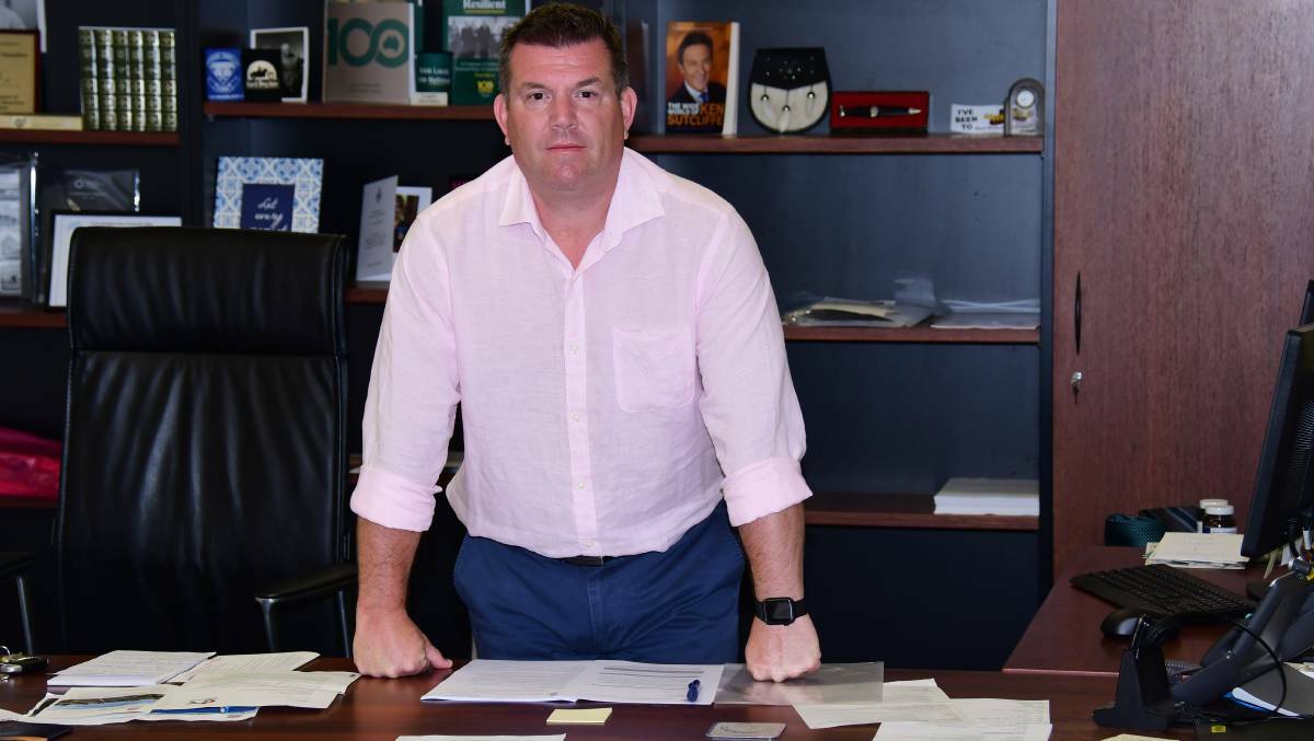 HOME: Member for the Dubbo electorate Dugald Saunders is advising Dubbo residents who can work from home to keep their children out of school. Photo: FILE.
