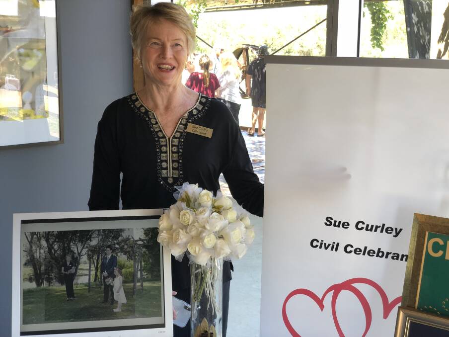 SERVING THE COMMUNITY: Sue Curley is well known for her work as a civil celebrant but also through other part-time work including the teaching of jazz and pilates at gyms, and literacy and numeracy at Wellington and Dubbo TAFE colleges. Photo: Contributed