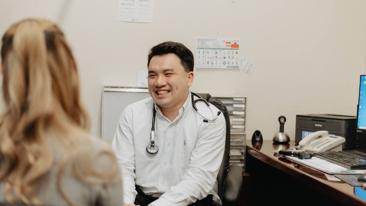Dr Ryan Lui at work. Photo: CONTRIBUTED.