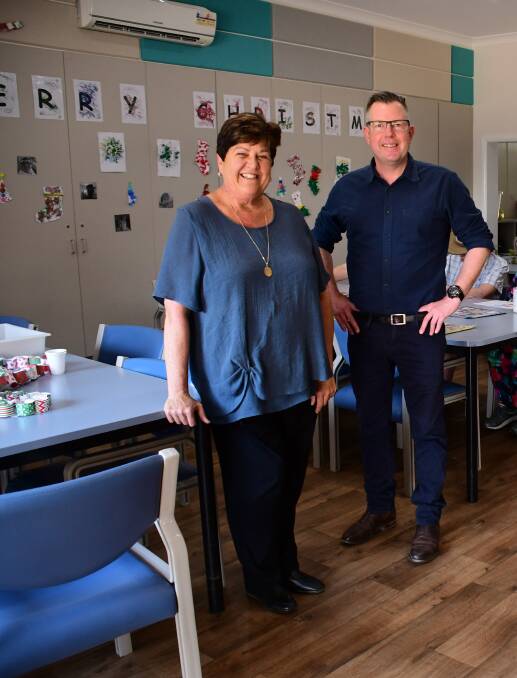 FIGHT BACK: Westhaven chief executive officer Andrew Everett, pictured with its community services manager Pam Cook earlier this year, says the charity is "implementing every mitigating process to minimise the likelihood" of the virus spreading. Photo: BELINDA SOOLE.