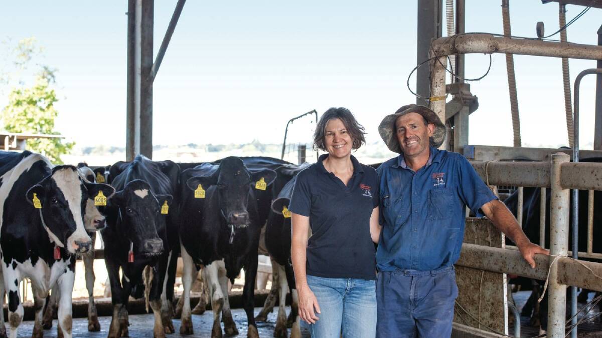 TIME FOR CHANGE: Erika Chesworth, with husband Steve, is calling for change to keep the dairy industry afloat. Photo: Contributed