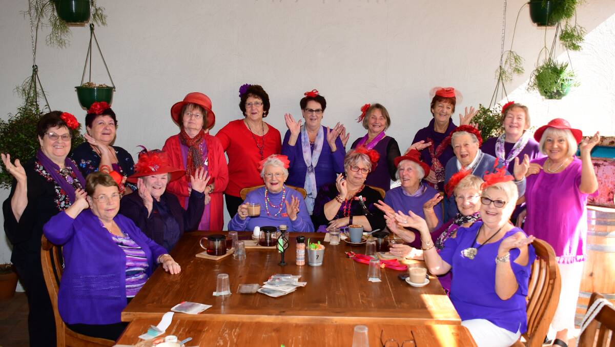 FUN: Pamela Ridley (second from left, sitting) is promising fun and games at the Dubbo Red Hot Flashes' 'Extravaganza Out West' from May 16 to May 19. Photo: BELINDA SOOLE