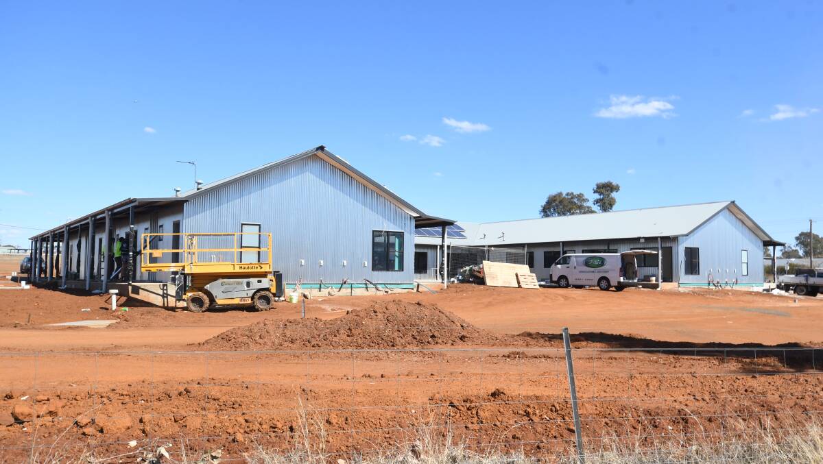 SHAPE AND STYLE:  Stage one of Macquarie Home Stay is a U-shaped building with "country style". PHOTO: BELINDA SOOLE