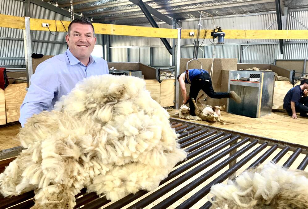 TAFE NSW: Member for the Dubbo electorate Dugald Saunders says the $600,000 will be used to buy equipment such as an industry-leading wool press. Photo: CONTRIBUTED.