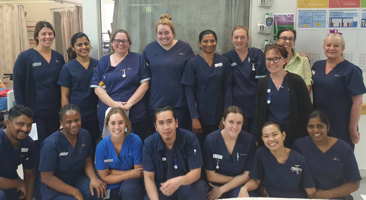 REUNION: Dubbo Hospital's current G Ward staff are looking forward to the reunion on the night of November 15. Photo: Contributed