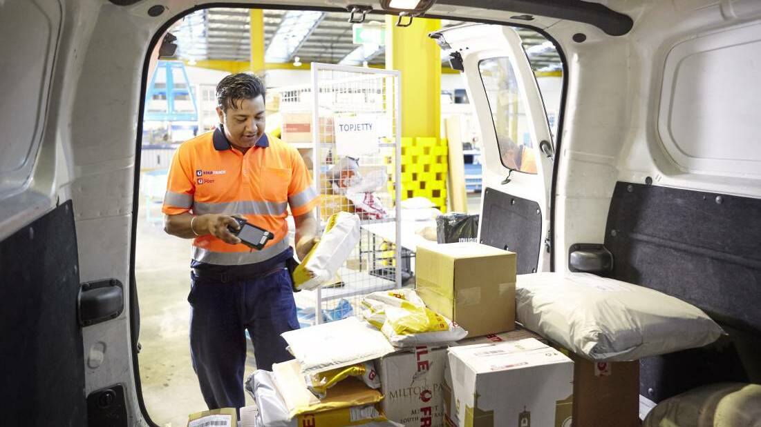 PARCELS: Australia Post deliveries are on the rise at Dubbo. Photo: CONTRIBUTED.