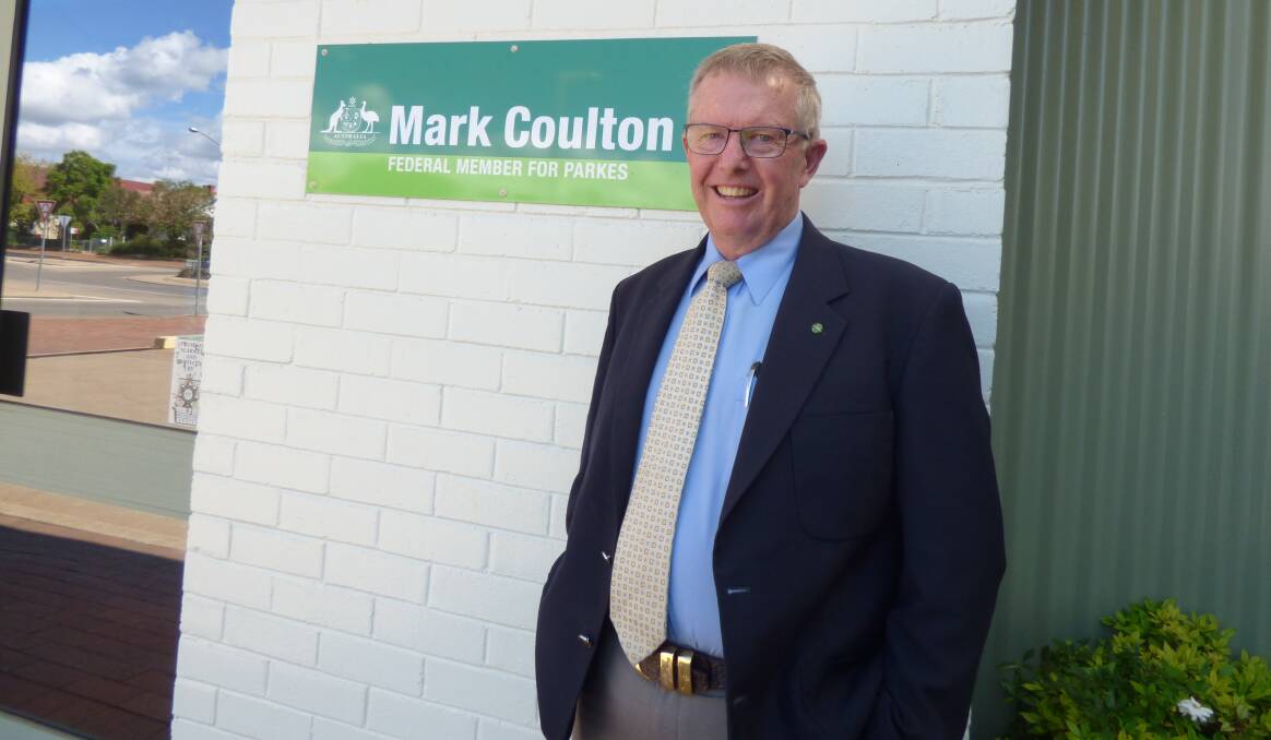 EASTER: Federal Member for Parkes Mark Coulton is urging people to stay home this Easter. Photo: KIM BARTLEY