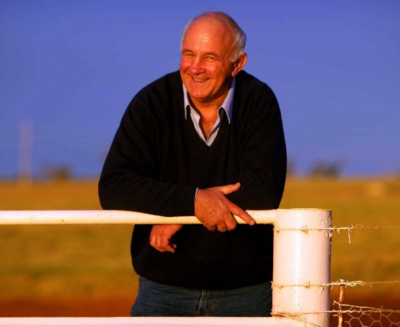 INSURANCE: Roger Fletcher OAM says conserving water is an "insurance policy to get us through until the drought breaks". Photo: Contributed 