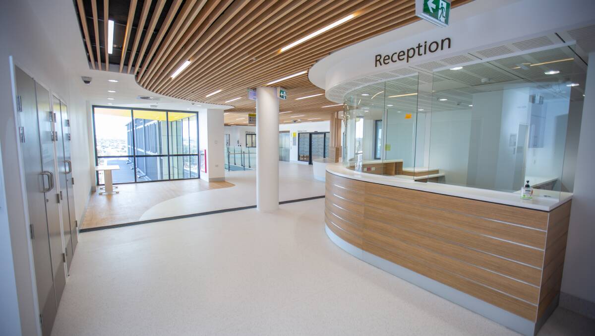OPEN: The reception and clinic rooms at the Western Cancer Centre have been opened. Photo: CONTRIBUTED. 