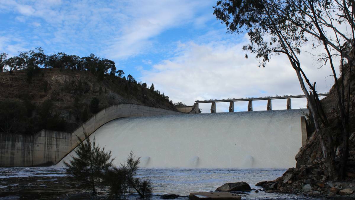 Burrendong Dam is no longer subject to a red alert. Photo: Contributed