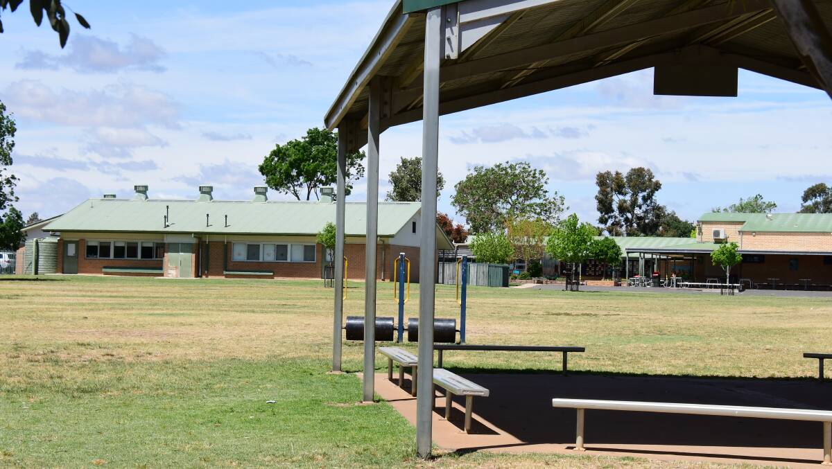 BROWN: Green schoolyards are set to turn brown under level four water restrictions starting on November 1. Photo: BELINDA SOOLE