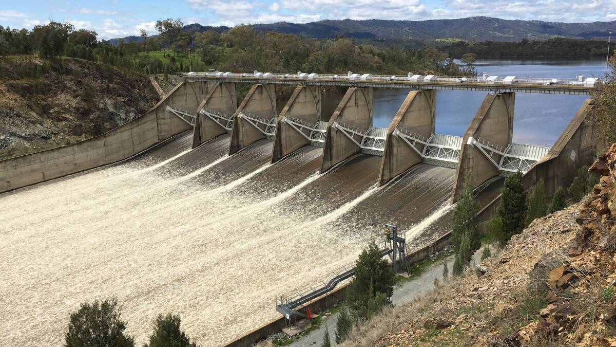 HEYDAY: Burrendong Dam, pictured during one of its heydays, is currently at 3.1 per cent capacity and in line for a bulk transfer of water from Windamere Dam. Photo: FILE