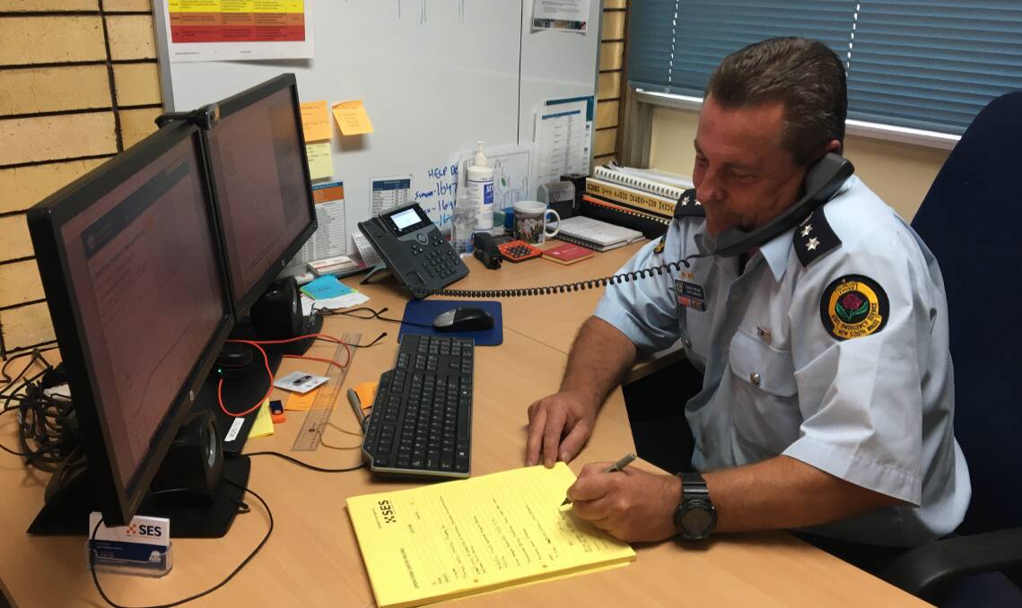 CALLS FOR HELP: Dubbo-based Zone Commander for the Western Zone of the NSW State Emergency Service (SES), David Monk, (pictured) reports of SES volunteers attending to 18 calls for help at Dubbo since Saturday. Photo: CONTRIBUTED.