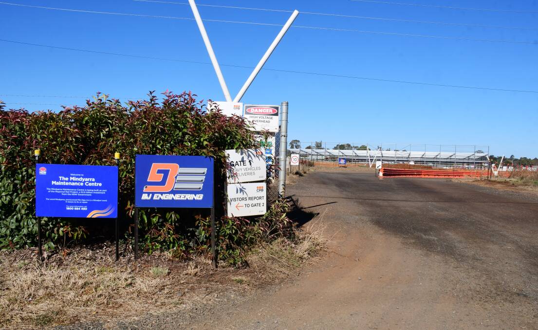 The Mindyarra Maintenance Centre is on the corner of Welchman and White streets at Dubbo. Photo: BELINDA SOOLE.