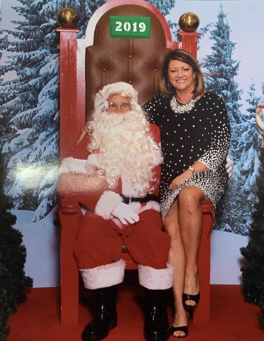 2019 CHRISTMAS GIFT: Sharon Allan speaks to Santa Claus about what the community, region and state needs this Christmas. Photo: Contributed.