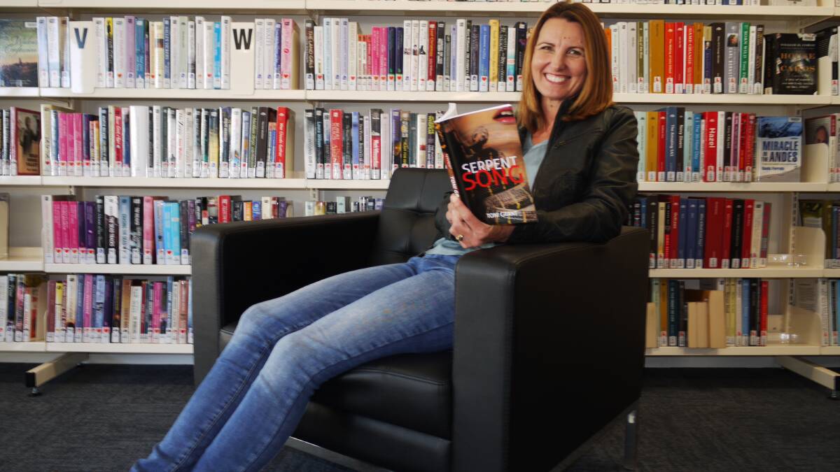 BOOK LAUNCH: Toni Grant's debut and fictional crime novel Serpent Song will be launched in Dubbo on June 1. Photo: KIM BARTLEY  