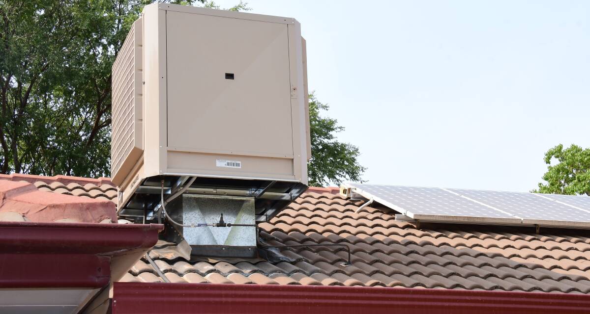 AIR CONDITIONERS: Evaporative air conditioners are reported to use less water when well maintained. Photo: File