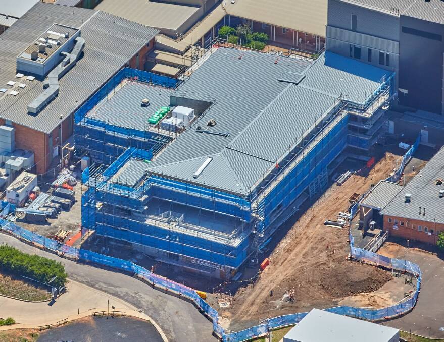 The Western Cancer Centre is scheduled for completion in the "middle of the year". PHOTO: Contributed.