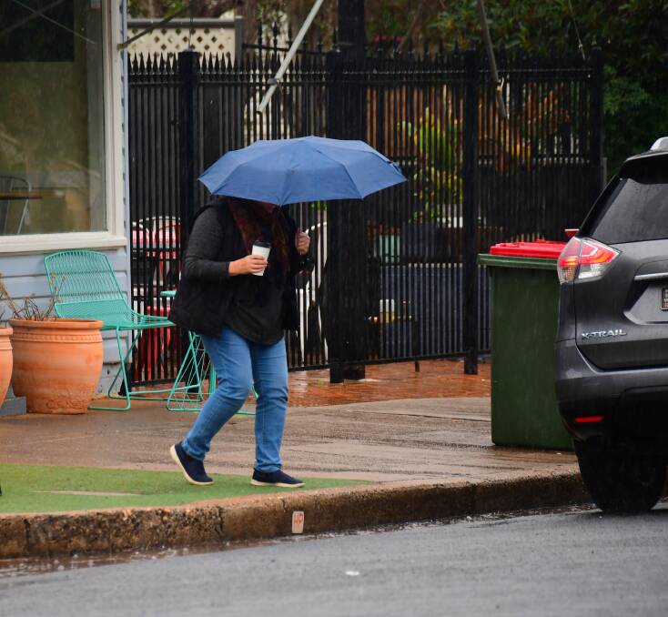 DRY WEEKEND: Dubbo residents may not need their umbrellas this coming weekend. Photo: AMY MCINTYRE. 