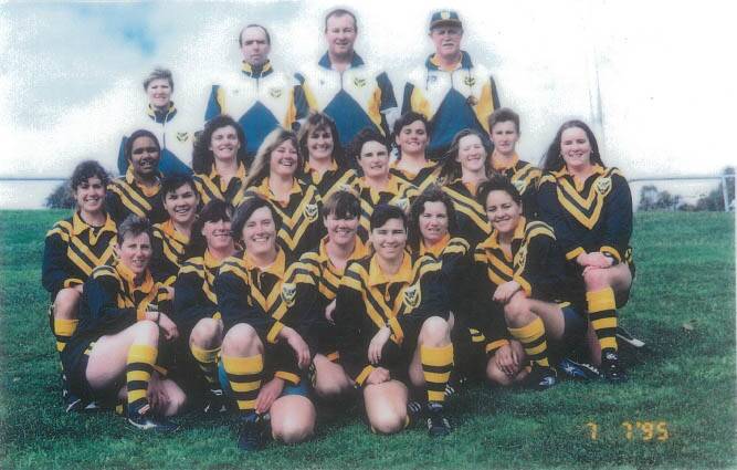 PIONEERS: The first ever Australian Jillaroos side that took on the Kiwis in 1995.
